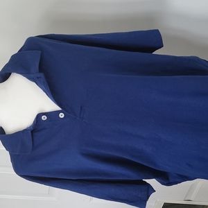 Men's polo style shirt, navy, size 2xlt